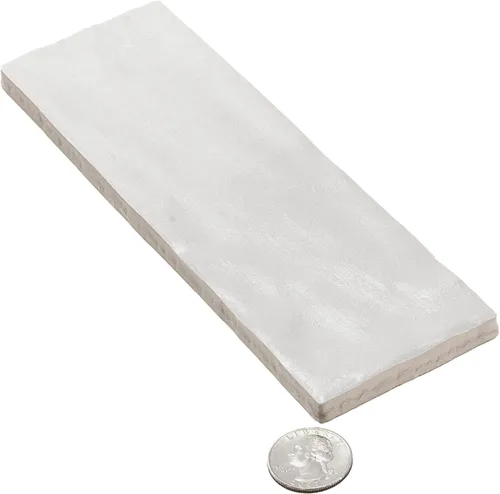 Miniatura 4 de Azulejo de cerámica gris de 2.5 x 8 pulgadas para panel de cocina, baño o pared (muestra de 5 x 4 pulgadas)