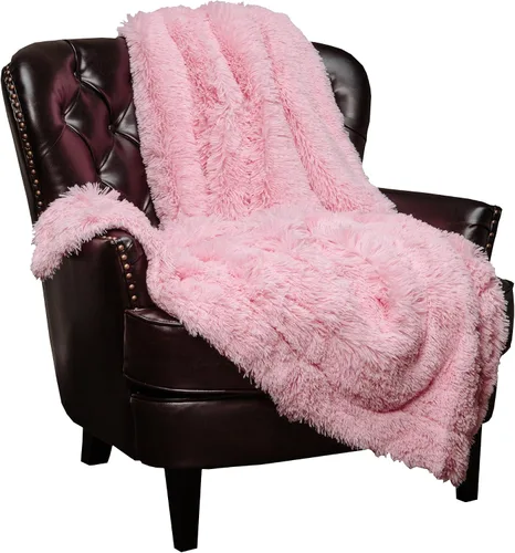 Miniatura 14 de Chanasya - Manta de pelo largo sintético - Manta de felpa ligera y esponjosa de forro polar de microfibra - para sofá, cama, silla