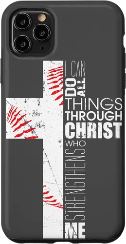 Miniatura 13 de Baseball Phone Case Christian Bible Verse Philippians 4:13 Case for iPhone 17