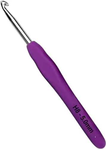 Miniatura 11 de Mdoker Ganchos de ganchillo extralargos, agarre ergonómico, mango suave para ganchillo hecho a mano, agujas de ganchillo para manos artríticas