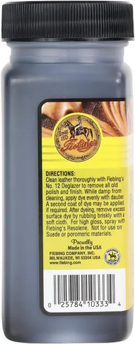 Miniatura 2 de Tinte Pro Dye de Fiebings, para cuero Negro