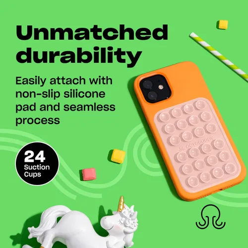 Miniatura 4 de OCTOBUDDY Classic MAX - Funda adhesiva de silicona con succión para teléfono - Manos libres, soporte de agarre fuerte para selfies y videos - Jay