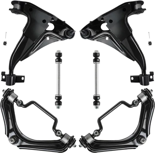 Miniatura 140 de Detroit Axle - Kit de extremo delantero para Chrysler 300 Dodge Charge Challenger 2011-2023, 2 brazos de control inferiores traseros 2 rótulas
