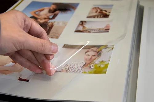 Miniatura 3 de Zoview Álbum de fotos magnético autoadhesivo, álbum familiar, cubierta de cuero, álbumes DIY hechos a mano con capacidad para fotos de 3 x 5, 4 x 6