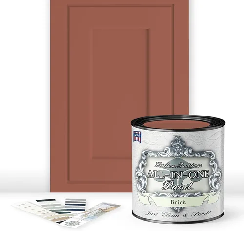Miniatura 141 de Pintura TODO EN UNO, Abbey (gris cálido), Muestra de 8oz - Pintura duradera para gabinetes y muebles. Imprimación y capa superior incorporadas,