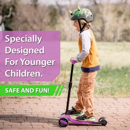 Miniatura 5 de New-Bounce Scooters para niños pequeños – Scooter de 3 ruedas para niños con manubrio ajustable – El GoScoot MAX es perfecto para niños y niños