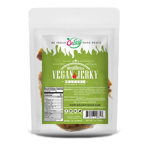 Miniatura 9 de BELEAF - Cecina a base de plantas de jalapeño Delicioso sustituto de carne Bajo en carbohidratos, sin OMG, sin lácteos, proteína vegetal