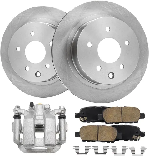 Miniatura 85 de Detroit Axle - Rotores de freno para Chrysler 200 2015 2016 2017, Rotores de freno de disco de reemplazo: 12.01" pulgadas delantero y 10.95