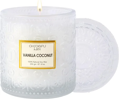 Miniatura 18 de Vela de Rosa Silvestre, Velas de Regalo para el Día de la Madre para Mujeres, Vela de Lujo en Frasco para Aromatizar el Hogar, Cera de Soja Natural