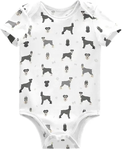 Miniatura 15 de vvfelixl Trajes de bebé lindos conjuntos de cachorros de manga corta de algodón ropa de bebé para niños niñas 0-24 meses