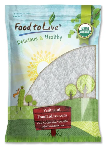 Miniatura 10 de Food to Live Coco orgánico fino rallado, 12 onzas, sin OMG, crudo, sin azúcar, sin sulfatar, desecado, carne afeitada. Vegana, Keto, Kosher, a