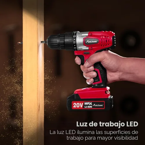 Miniatura 6 de AVID POWER Juego de taladro inalámbrico de litio de 20 V Max, kit de taladro eléctrico con batería y cargador, portabrocas sin llave de 3/8