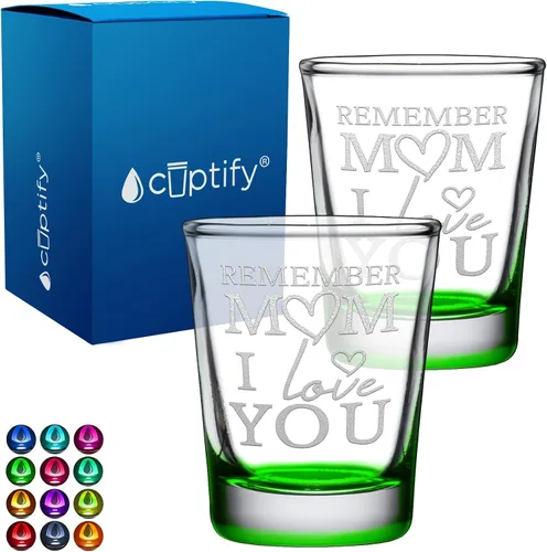 Miniatura 10 de Cuptify Regalos para baby shower, para la nueva mamá, EST 2023, 2 onzas, con fondo negro, juego de 2 vasos grabados para fiesta, regalo