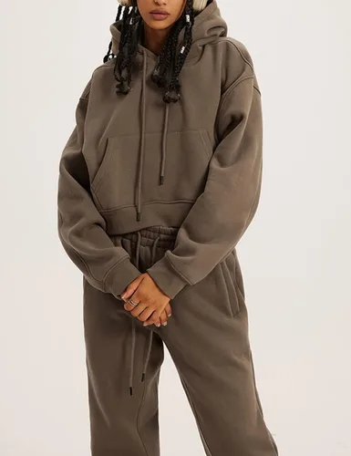 Miniatura 99 de Kissonic Conjunto deportivo de forro polar para mujer, 2 piezas, sudadera con capucha y pantalones deportivos