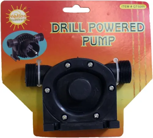 Miniatura 4 de HELIOS Bomba de sifón de agua con taladro Construcción de ABS resistente Transferencia de líquidos versátil Ideal para inundaciones, derrames