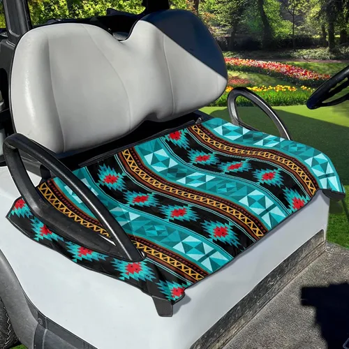 Miniatura 19 de Yewattles Funda de Asiento de Carrito de Golf Portátil Toalla de Asiento Club Car Ajuste Universal Carrito de Golf de 2 Asientos
