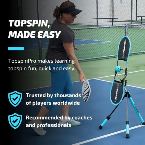 Miniatura 2 de TopspinPro Ayuda de entrenamiento de pickleball - Aprende Topspin rápidamente para un mejor control y consistencia Practica en cualquier lugar