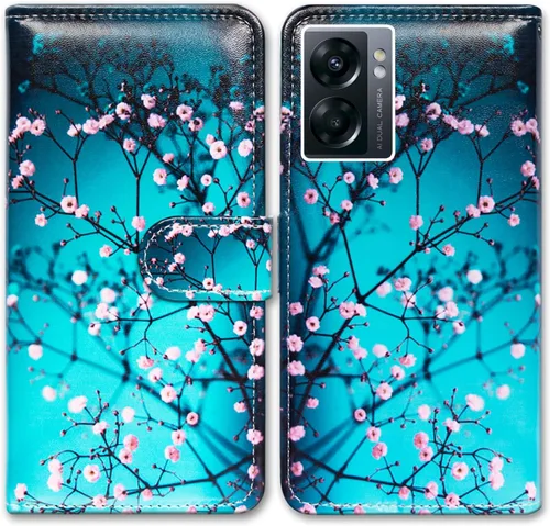 Miniatura 23 de Bcov Funda para OnePlus Nord N300 5G, diseño de pájaro negro y verde con tapa para teléfono con ranura para tarjeta y soporte para OnePlus Nord N300