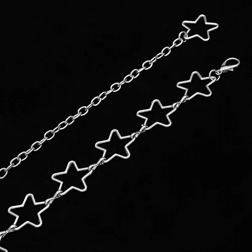 Miniatura 6 de Cinturón de cadena de cintura con borla larga para mujer, cadena ajustable de metal para el vientre para vestido
