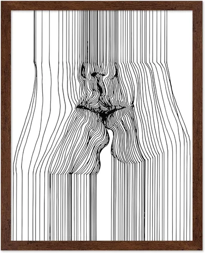 Miniatura 36 de Poster Master Póster de cara de mujer, impresión de dibujo de línea, arte moderno, arte de boceto, arte de pared de esquema, regalo para hombres