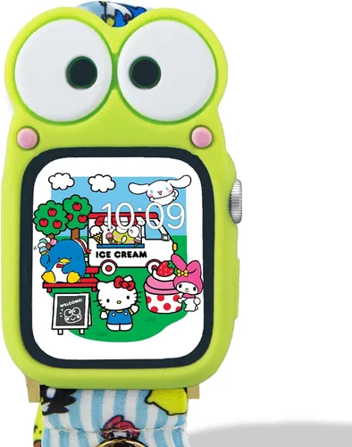 Miniatura 13 de Sonix x Sanrio Apple Watch Cover Estuche Protector de Goma para Apple Watch Estuche de Parachoques Se Ajusta a 38mm/40mm/41mm Chococat