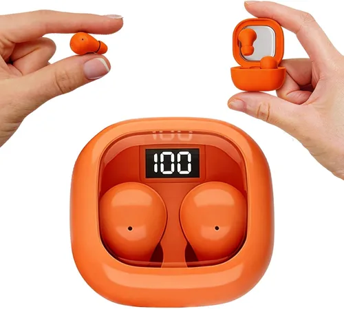 Miniatura 9 de Auriculares Mini Invisibles para Dormir para Personas que Duermen de Lado, Canales de Oídos Pequeños para Mujeres, Inalámbricos Bluetooth de Perfil
