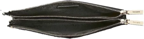 Miniatura 2 de Kate Spade - Cartera para mujer, diseño de Madison, grande, delgada y plegable, Negro -, Muñequera