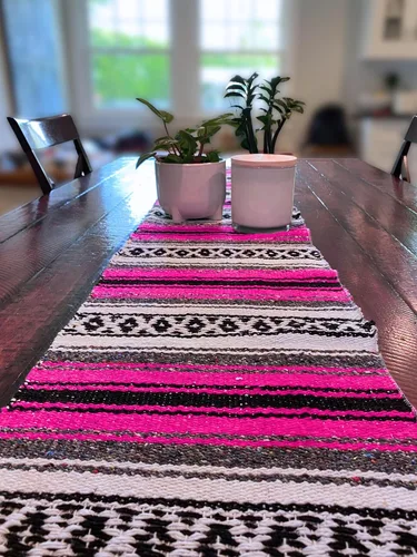 Miniatura 2 de Del Mex (TM) camino de mesa tradicional mexicano, Fucsia
