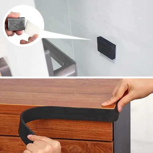 Miniatura 26 de Cinta de Espuma Selladora, 1/2 Pulgada de Ancho x 1/16 Pulgada de Grosor Burletes para Puerta y Ventana, Tira de Aislamiento para Puerta de Celda