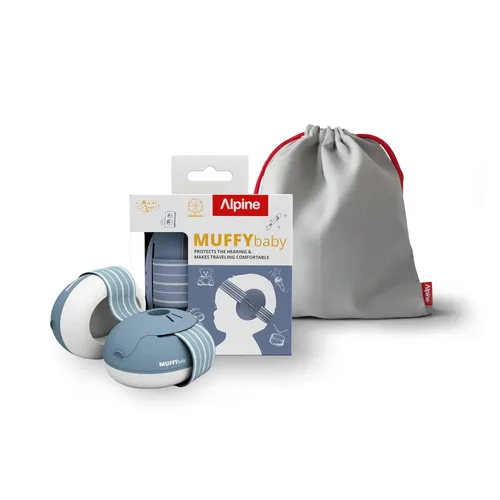 Miniatura 7 de Alpine Muffy Baby - Protección de oídos para bebés y niños pequeños de hasta 36 meses, certificado CE y ANSI, orejeras con reducción de ruido