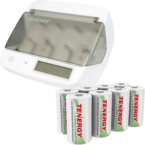 Miniatura 9 de Tenergy Centura - Baterías recargables C y cargador de batería universal TN299 para baterías NIMH/NICD/Li-Ion AA/AAA/C/D/9V/186850, paquete de 4