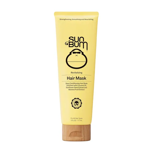 Sun Bum Mascarilla revitalizante para el cabello acondicionador profundo - Tratamiento hidratante y restaurador para cabello dañado -