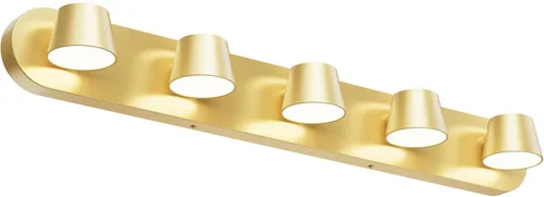 Miniatura 8 de URSOLA Luz de Tocador de Baño de 2 Luces, Accesorios de Iluminación de Pared LED Negros, Orientables Arriba y Abajo, Regulables, Accesorios