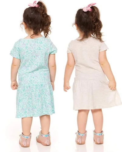 Miniatura 4 de Disney One Size Princess Ariel Tshirt 2 Pack Gift Set-Short Sleeve Girls Dresses