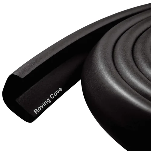 Miniatura 10 de Roving Cove HeftyFit - Protector de borde para prueba de bebés (solo borde grande de 6 pies), protectores de parachoques de bordes de espuma de goma