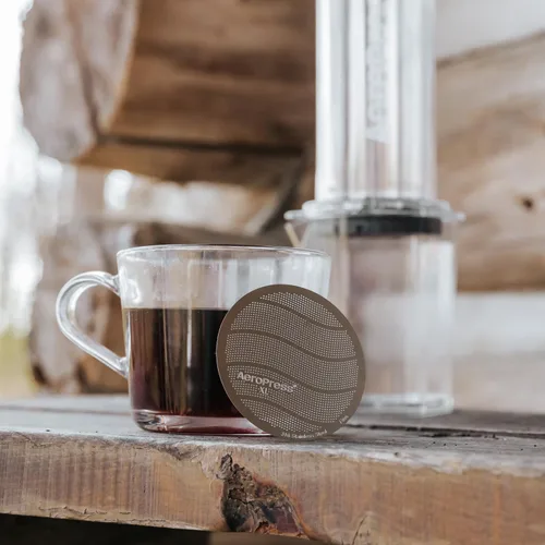 Miniatura 5 de AeroPress XL Filtro Reutilizable de Acero Inoxidable 316, Filtro de Café de Metal Duradero, Sostenible, Ecológico, Apto para Viajes, Se Ajusta a