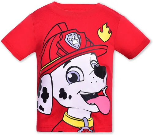 Miniatura 2 de Nickelodeon Paw Patrol - Paquete de 4 camisetas gráficas para niños pequeños y pequeños