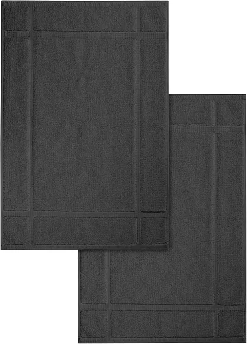Miniatura 33 de Ample Decor Alfombra de baño 100% algodón de 34 x 20 pulgadas, felpa gruesa de 1350 GSM, suave absorbente, certificado Oeko-Tex, construcción Beige