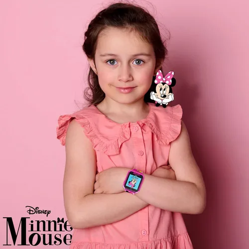 Miniatura 4 de Disney Minnie Mouse Reloj inteligente interactivo para niños – Reloj con pantalla táctil con cámara, juegos, grabadora de voz, contador de pasos