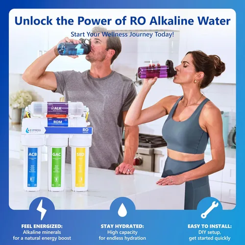 Miniatura 2 de Sistema de filtro de agua de ósmosis inversa Express Water, reducción de cloro, Certificado NSF
