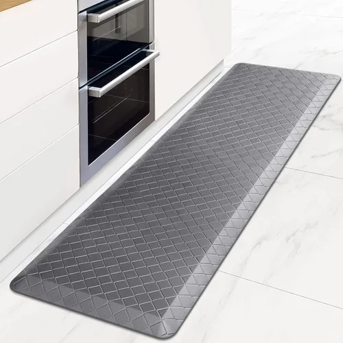 Miniatura 40 de HappyTrends Alfombras antifatiga para cocina, 4/5 pulgadas de grosor, antideslizantes, impermeables, ergonómicas, cómodas para cocina, suelo, hogar