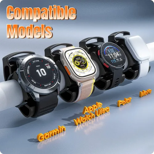 Miniatura 5 de TUSITA Soporte de bicicleta compatible con Garmin, Apple Watch Ultra, Polar