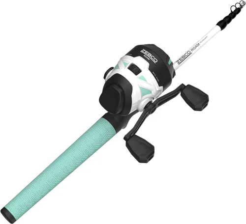 Miniatura 15 de Zebco Roam - Combo de caña de pescar telescópica y carrete de pesca giratorio o spincast, caña de fibra de vidrio duradera de 6 pies con mango