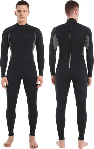Miniatura 8 de Dark Lightning Trajes de neopreno para hombres y mujeres, traje de neopreno para hombres/mujeres para aguas frías, traje de neopreno de 3/2 mm