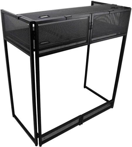 Miniatura 7 de XF-VISTA BL MK2 VISTA VISTA Estación de Mesa de Fachada para Cabina de DJ con Kit de Tela Blanco/Negro y Bolsa de Viaje Acolchada Hardware Negro