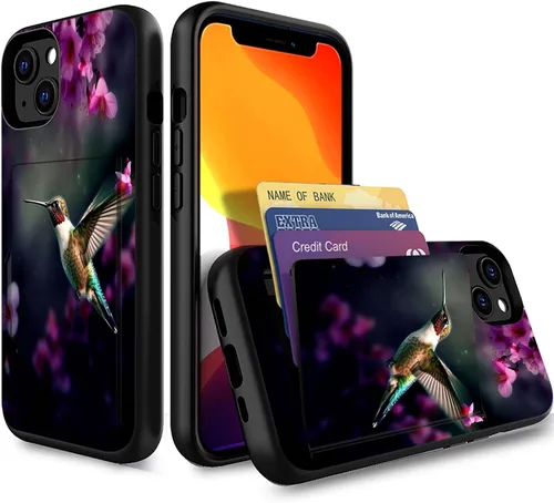 Miniatura 152 de Funda para iPhone Air, funda tipo cartera con ranura para tarjeta oculta, a prueba de golpes, TPU y PC, funda protectora de doble capa para iPhone