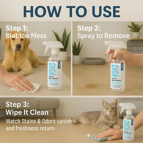Miniatura 3 de Spray natural para eliminar olores y manchas, sin perfume, a base de plantas, limpiador seguro para niños y mascotas, respetuoso con el medio