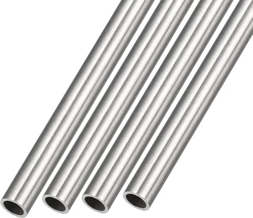 Miniatura 38 de METALLIXITY Tubo de acero inoxidable 304 (0.039 in de diámetro exterior x 0.008 in de pared T x 9.843 in de largo), 4 piezas, tubo recto