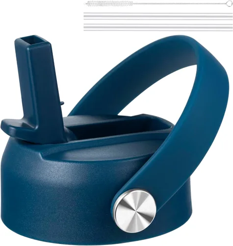 Miniatura 16 de Tapa de popote para boca ancha Hydro Flask, tapas con popote para Hydroflask de boca ancha de 12, 16, 18, 20, 32, 40 onzas, tapa de popote de Lluvia