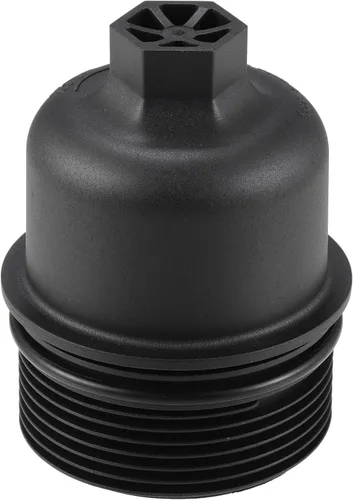 X AUTOHAUX Cubierta negra del casquillo del filtro del motor del aceite del coche para Chrysler para Dodge para Jeep para Ram 68191350AA